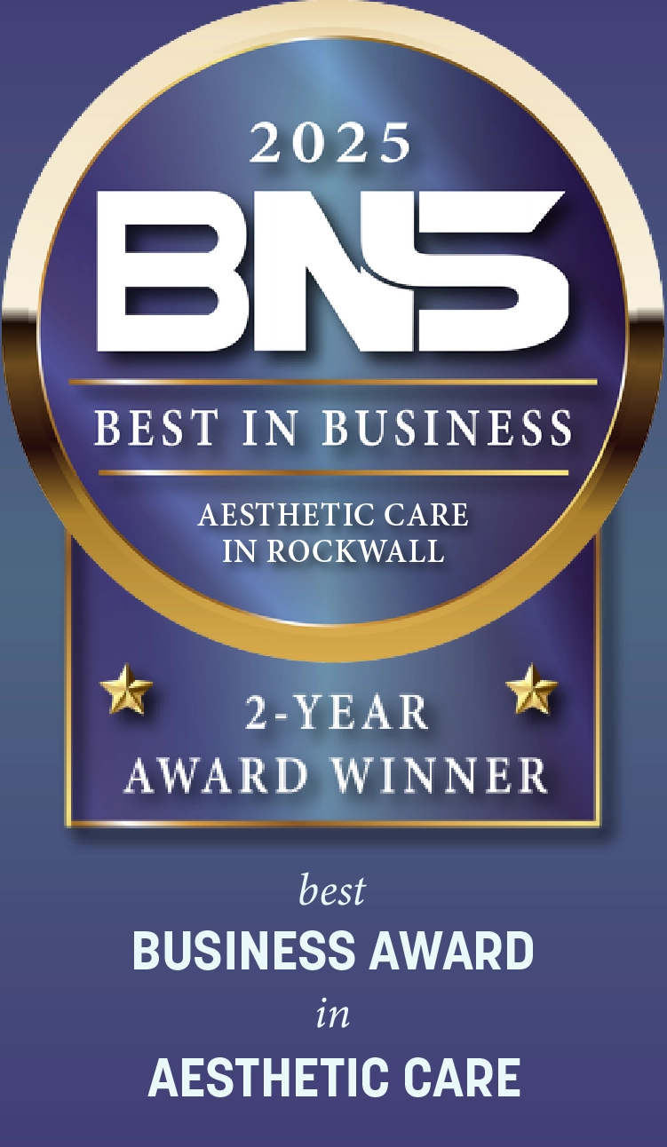 BNS Best in Business Award, Aesthetic Care in Rockwall, 2-Year Award Winner 2025